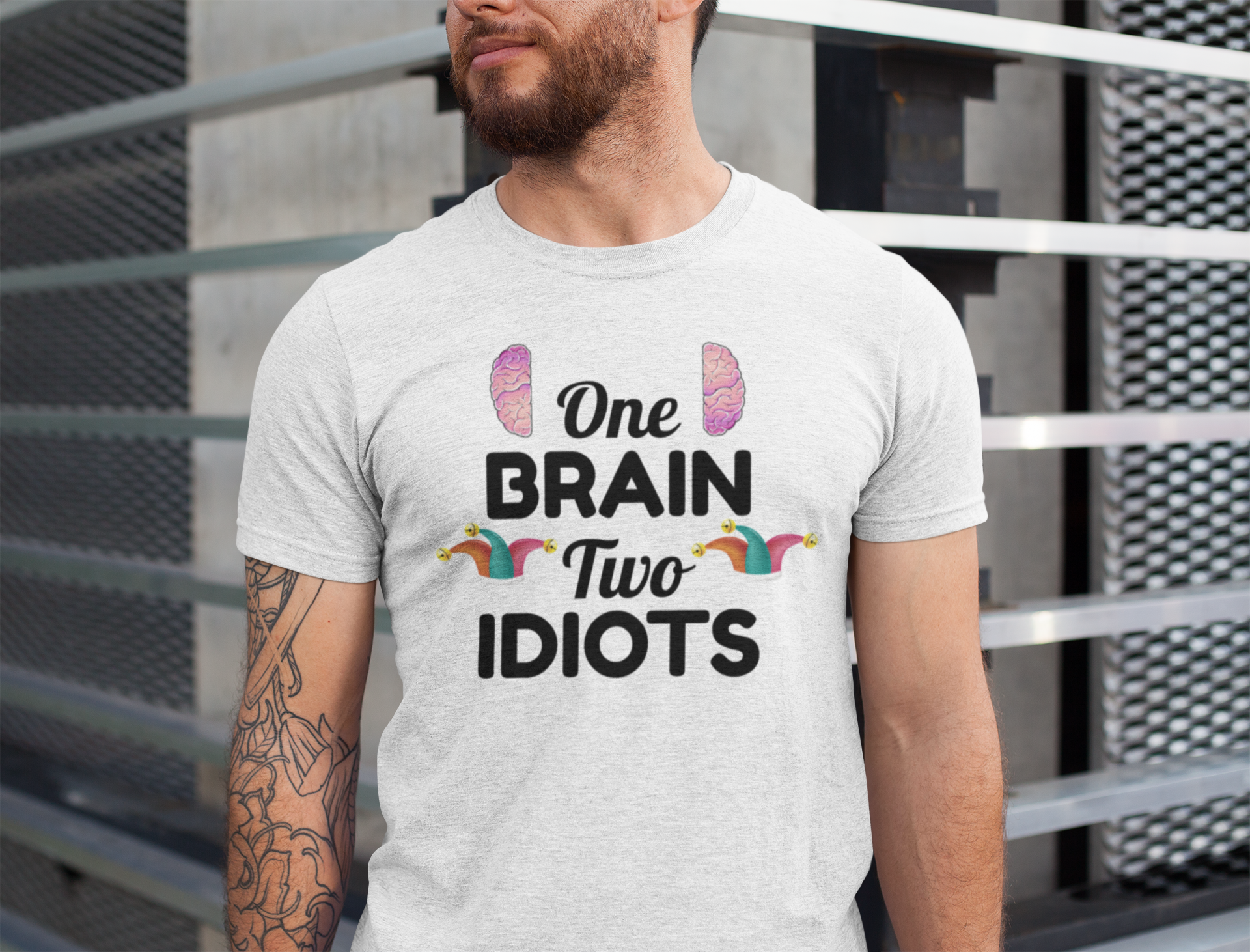 Idiots - Twin Vibes T-shirt For Lifetime Doubles (black)