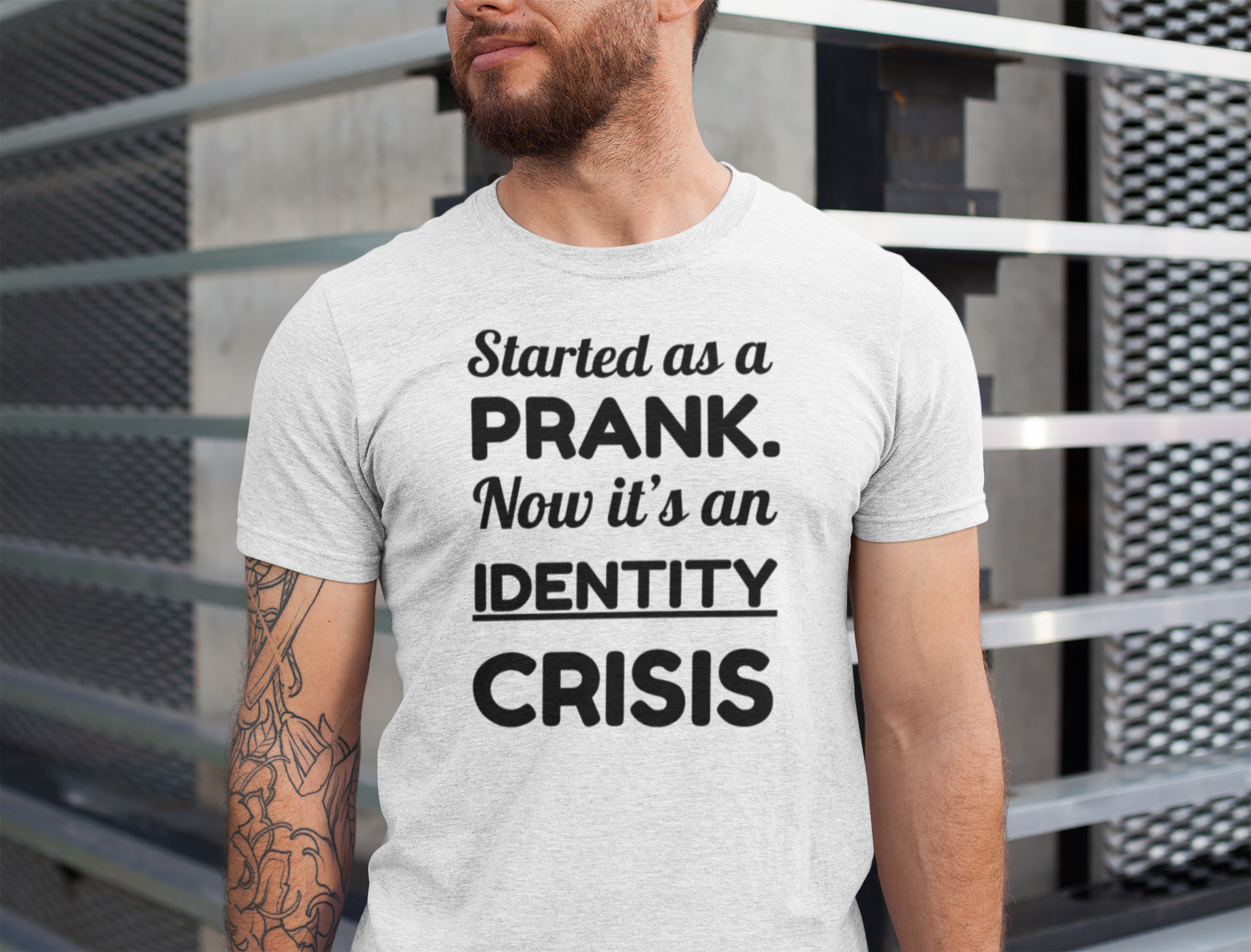 Identity Crisis - Twin Vibes T-shirt For Lifetime Duos (black)