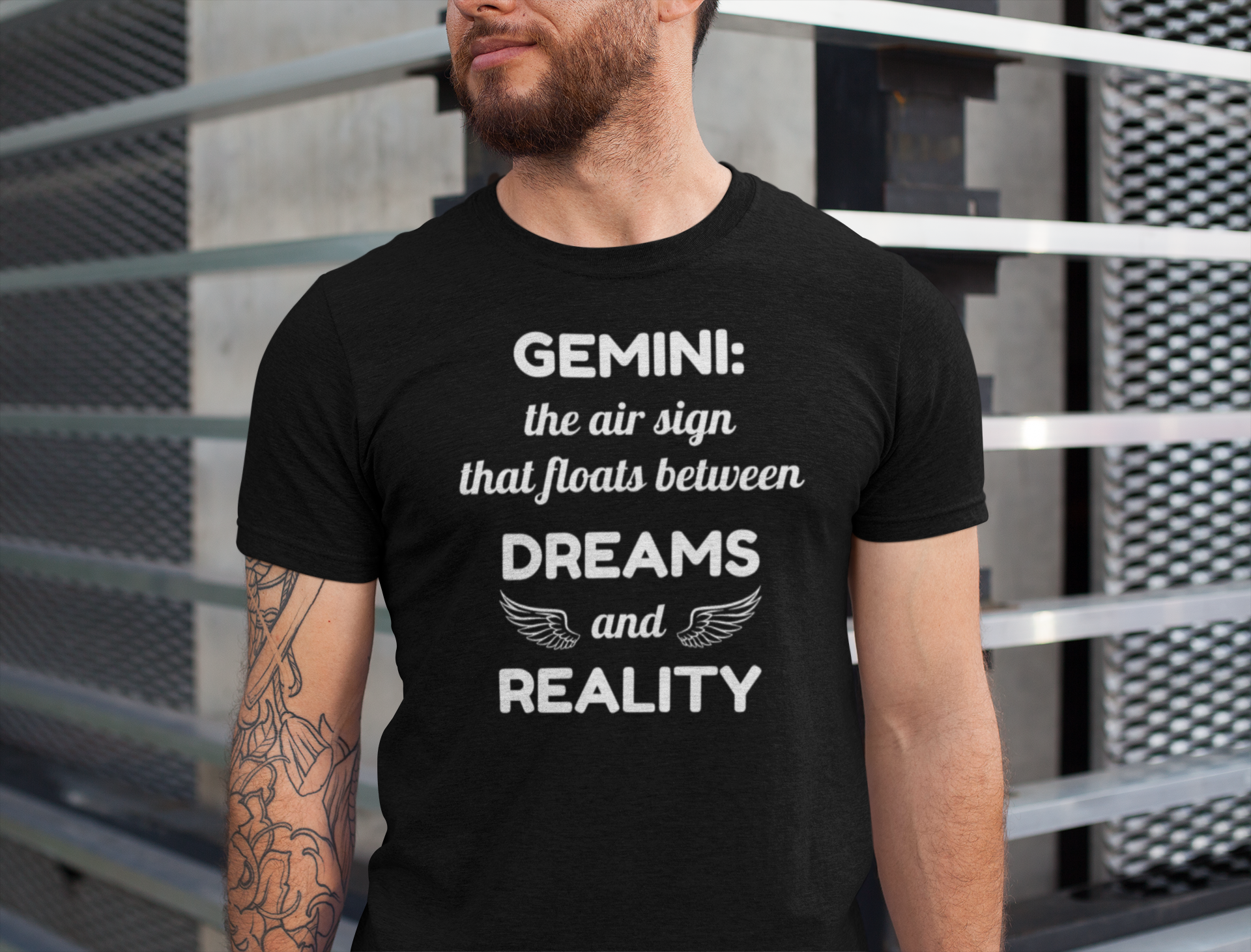 Gemini T-shirt - Dreams and Reality (white)