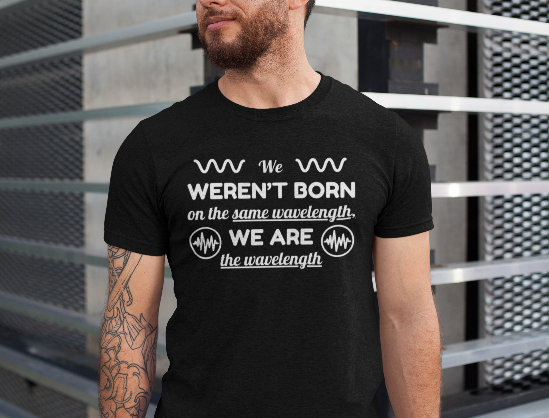 Wavelength - Twin Energy T-shirt For Lifetime Duos (white)