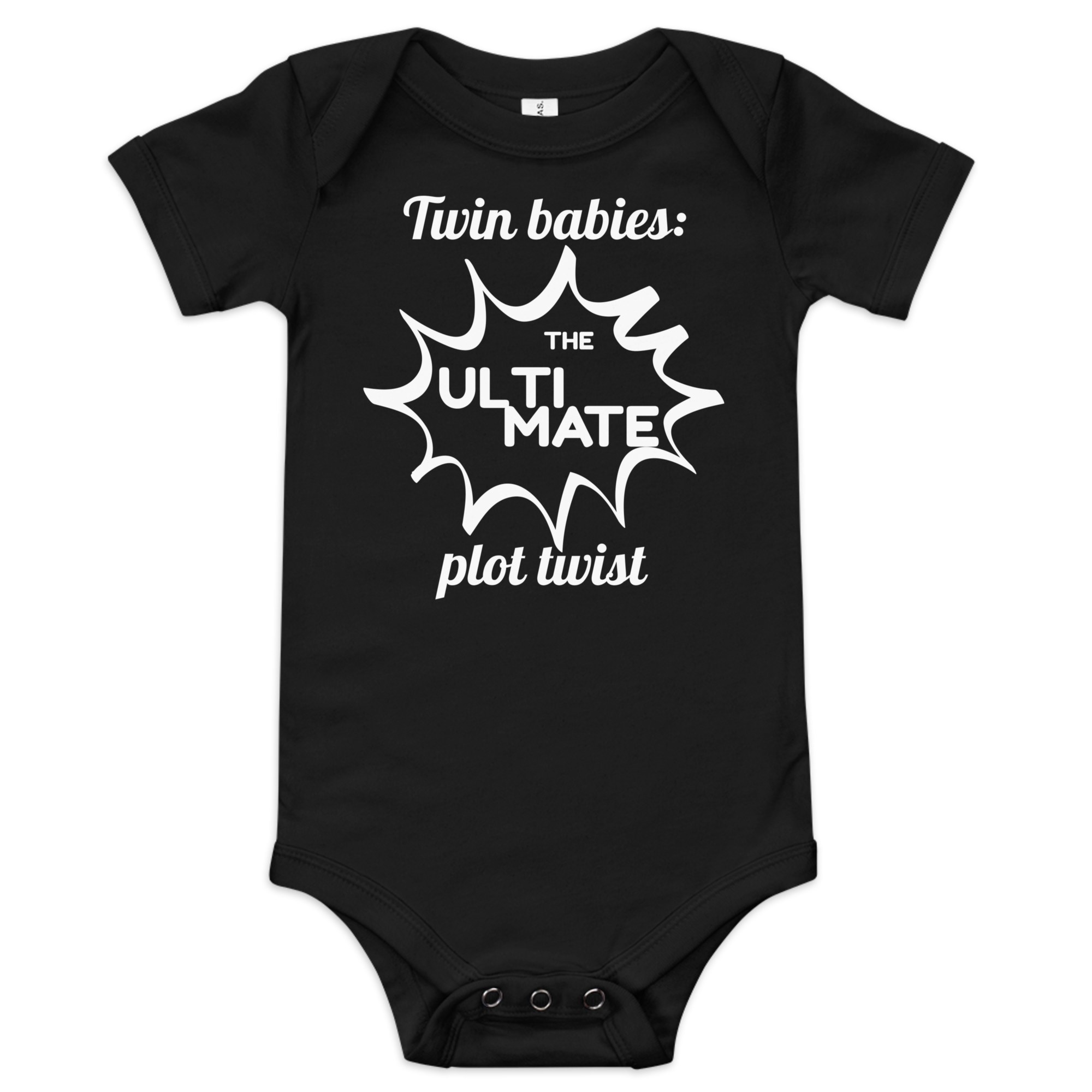 baby onesie for twins 