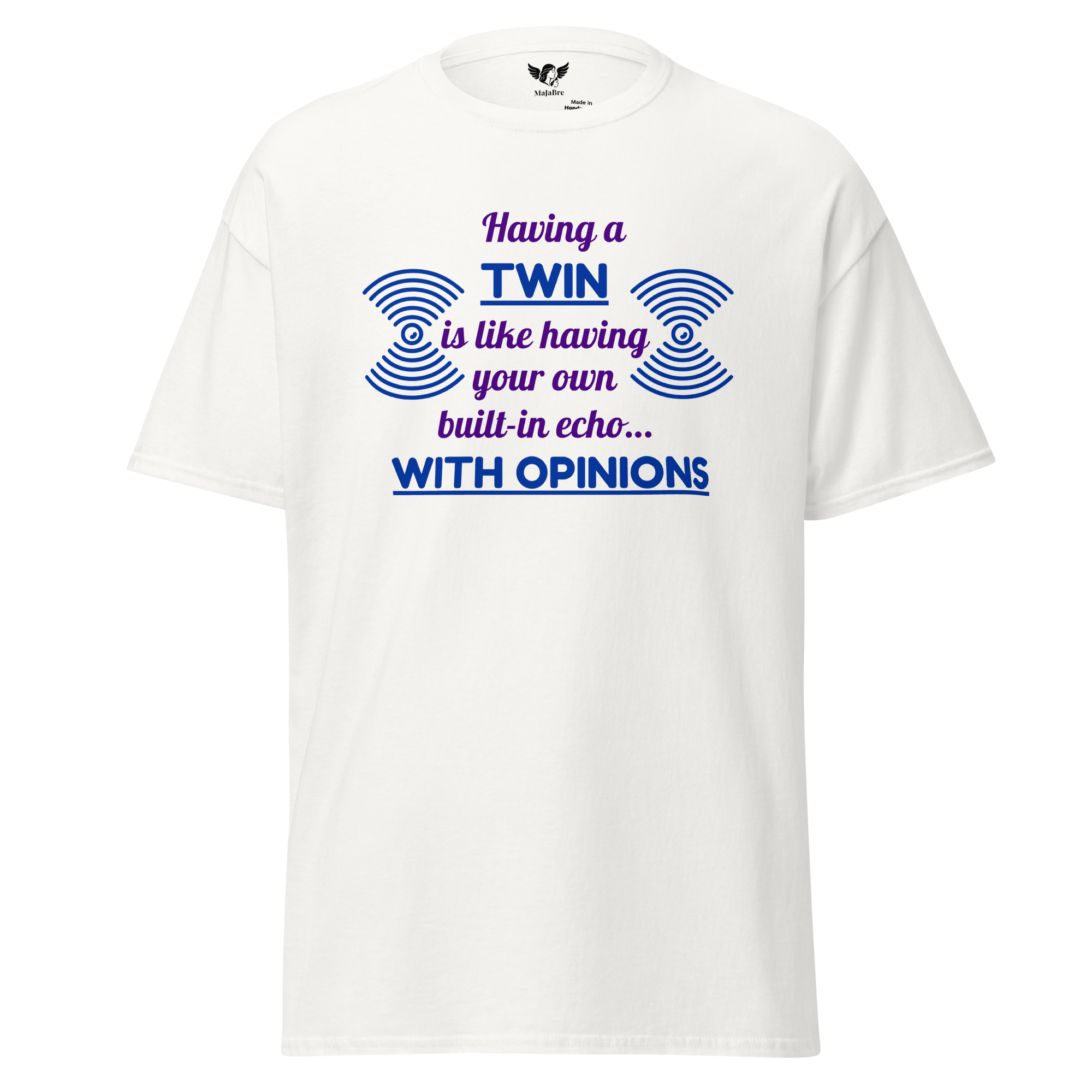 Twin energy t-shirt - Twin With Opinions (blue)