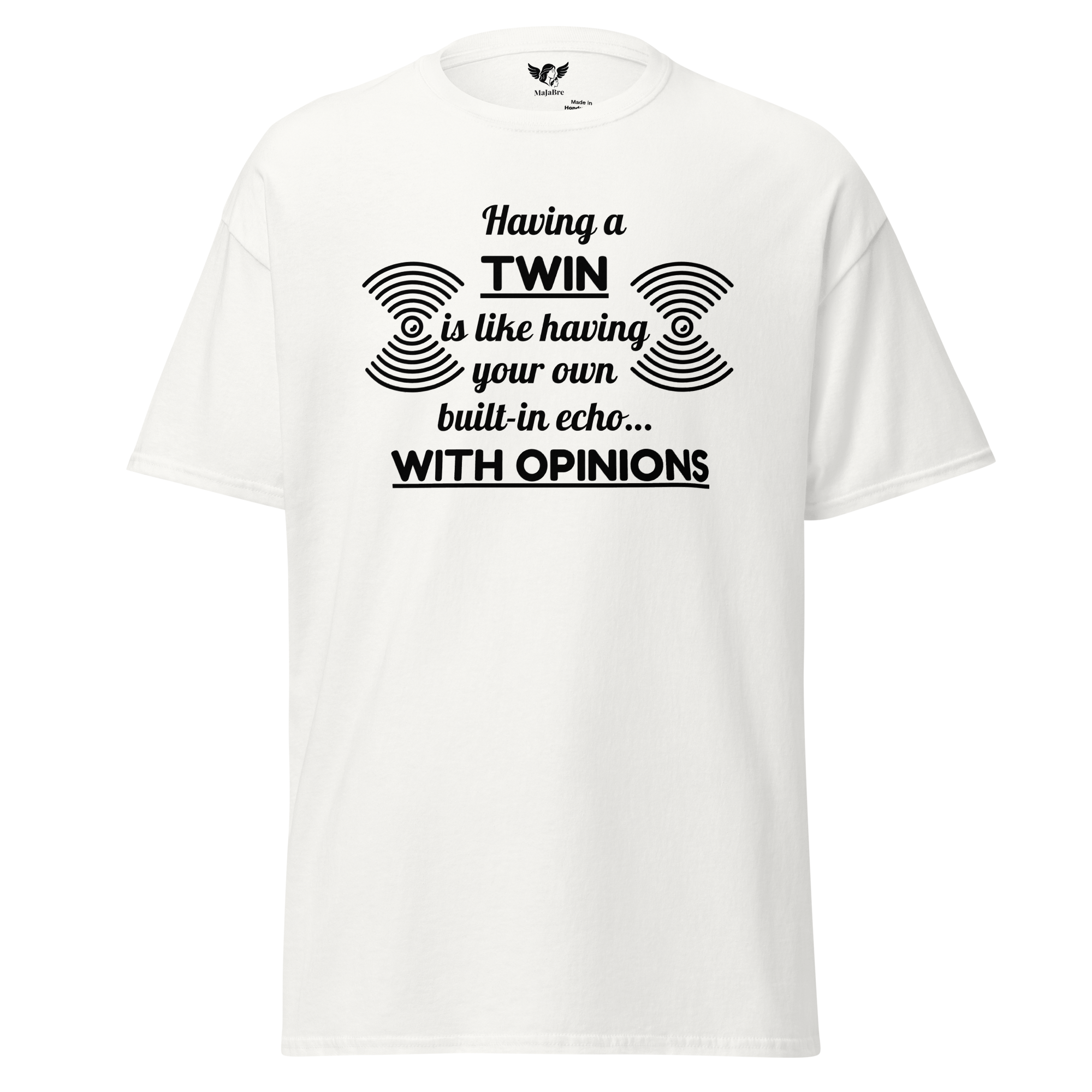 twin energy t-shirt - opinions (black)