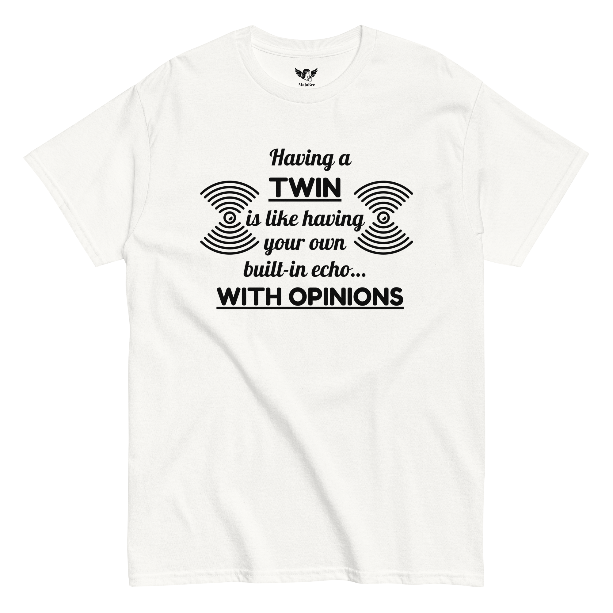 twin energy t-shirt - opinions (black)