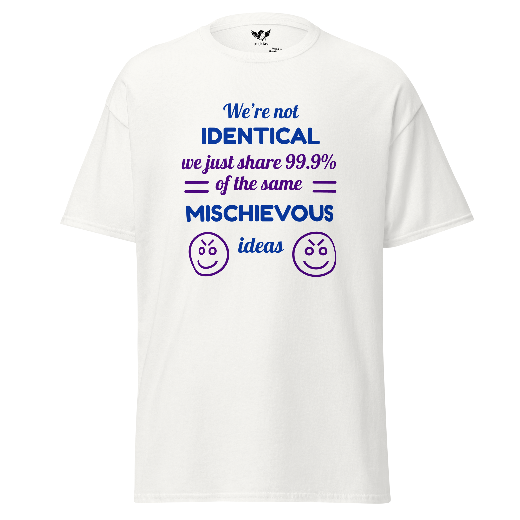 twin vibes t-shirt - ideas (blue)