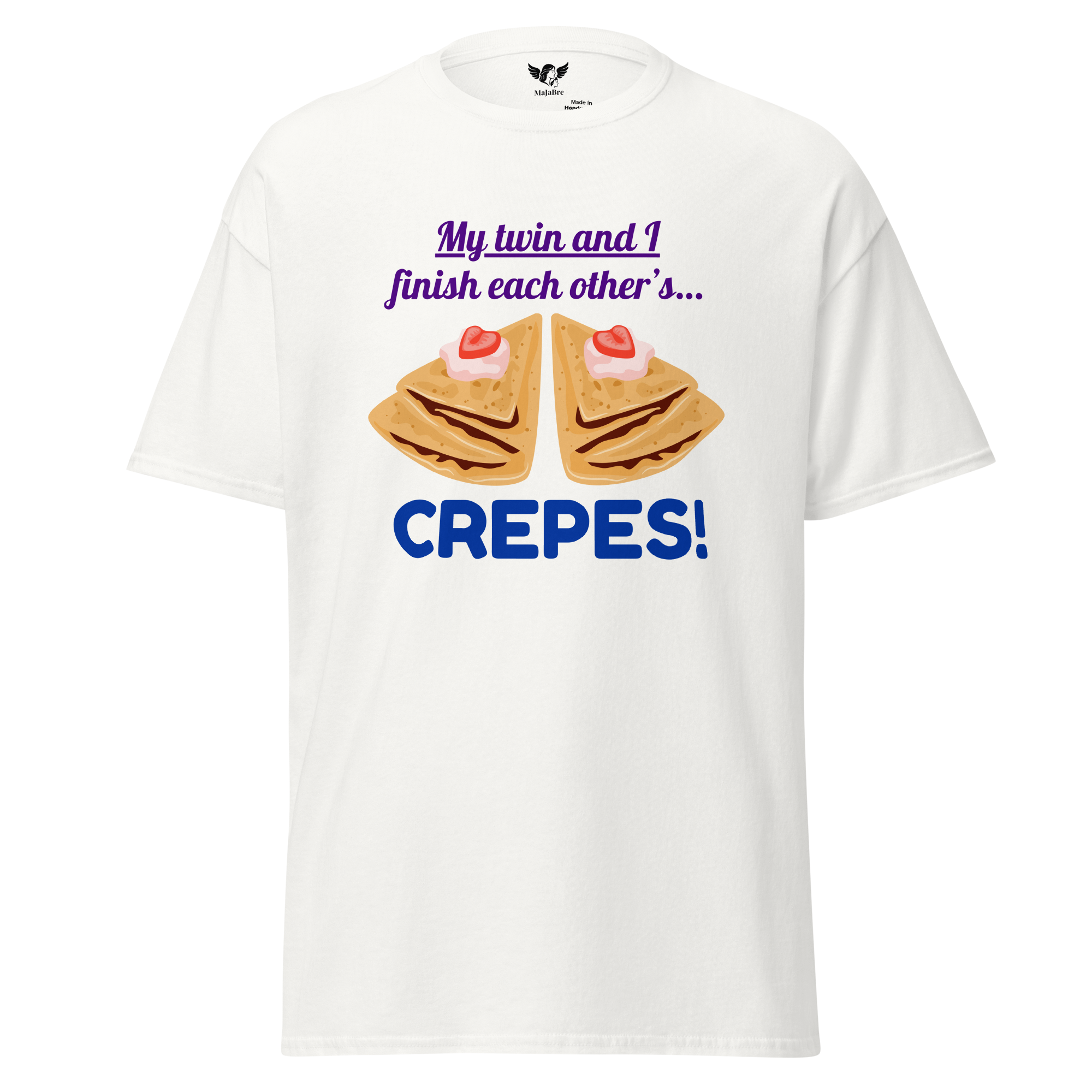 Twin vibes t-shirt - crepes (blue)
