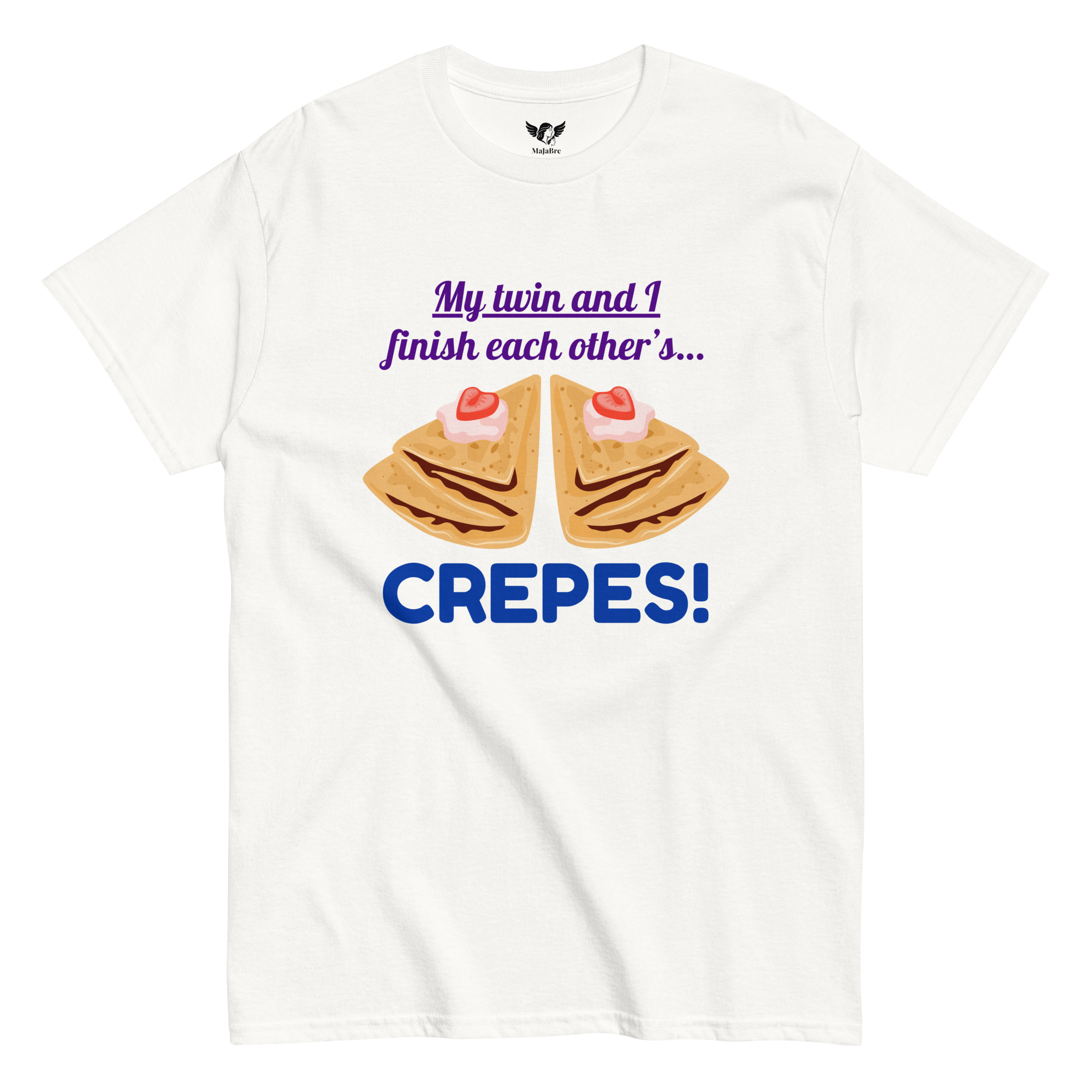 Twin vibes t-shirt - crepes (blue) 