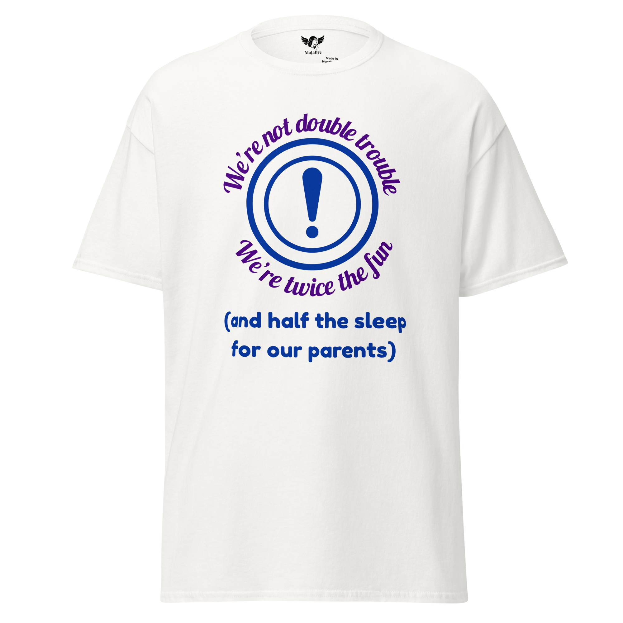 twin energy t-shirt - twice the fun (blue)