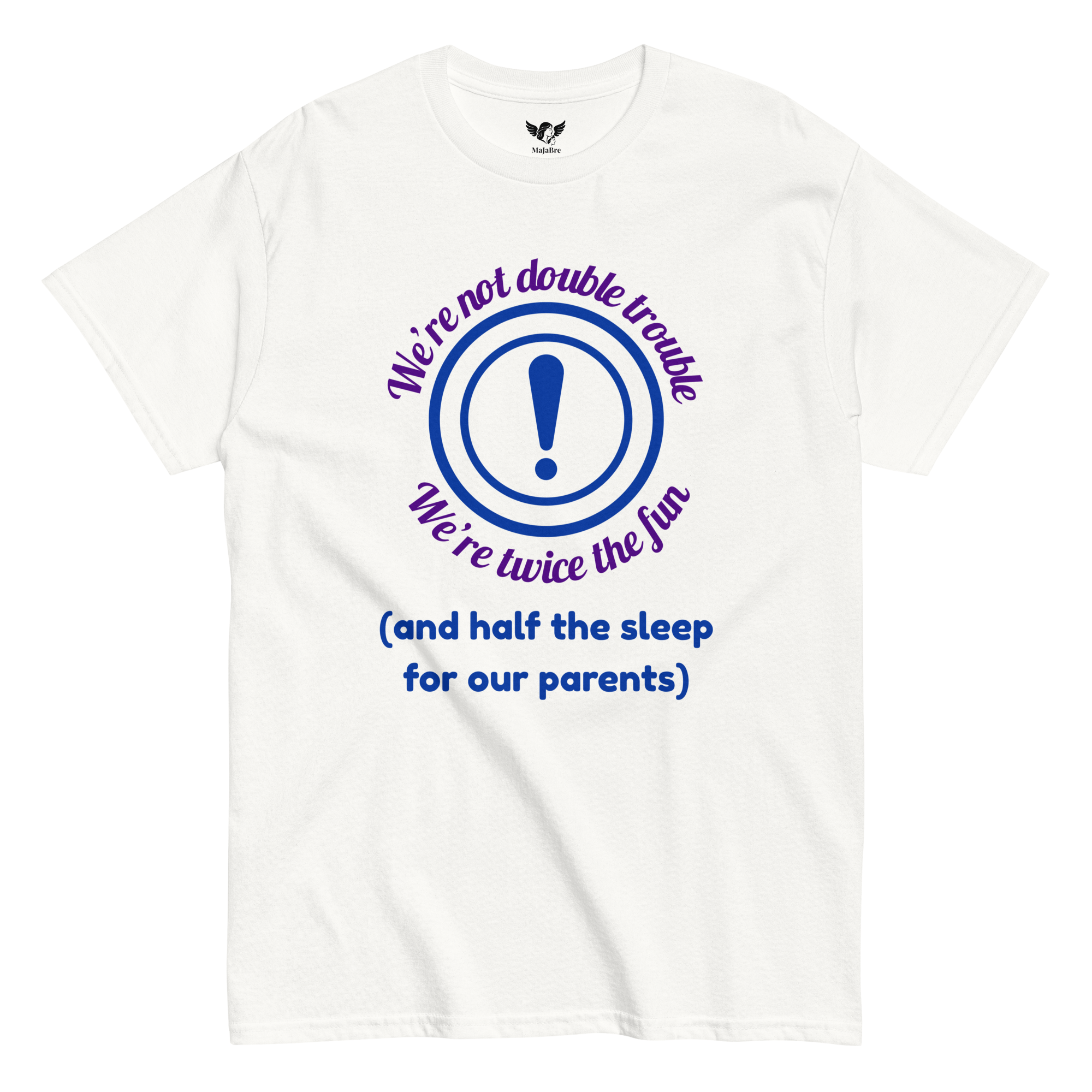 twin energy t-shirt - twice the fun (blue)