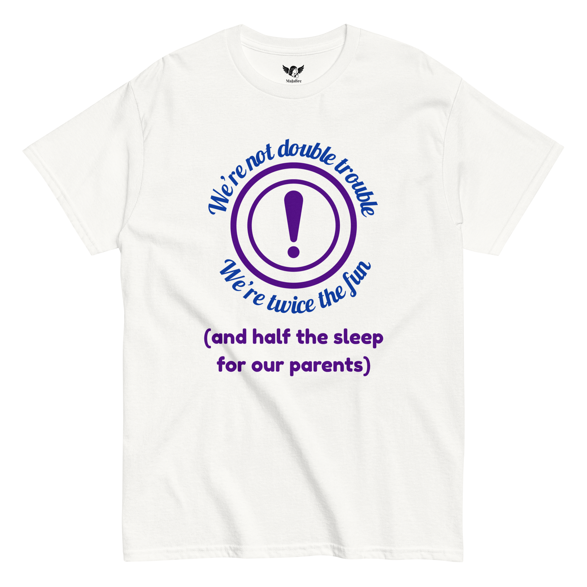 twin energy t-shirt - twice the fun (purple)