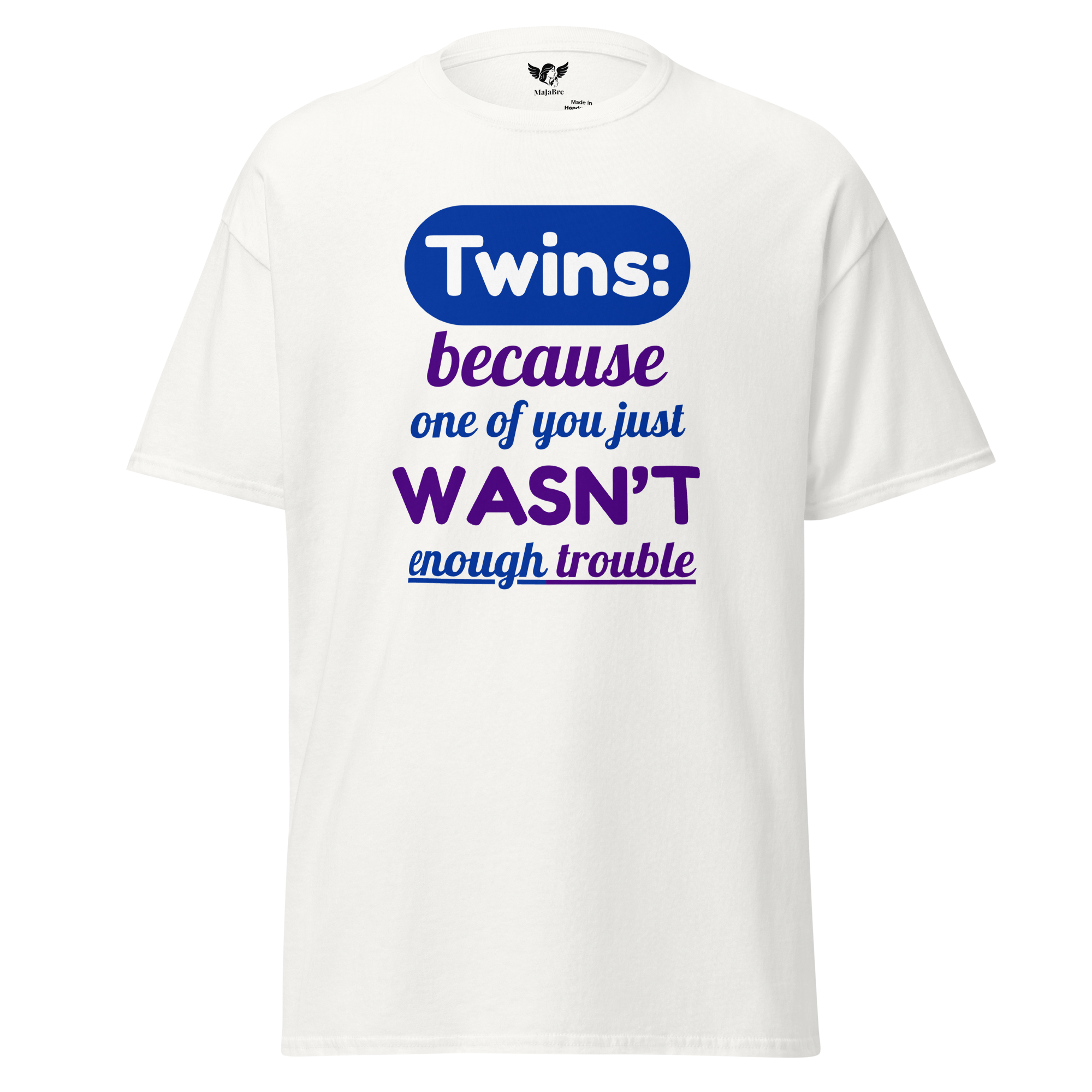 twin energy t-shirt - trouble (purple)