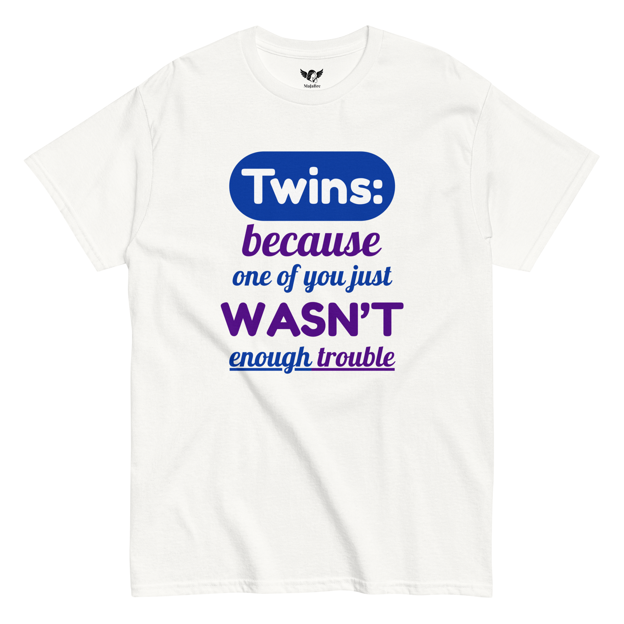 twin energy t-shirt - trouble (purple)